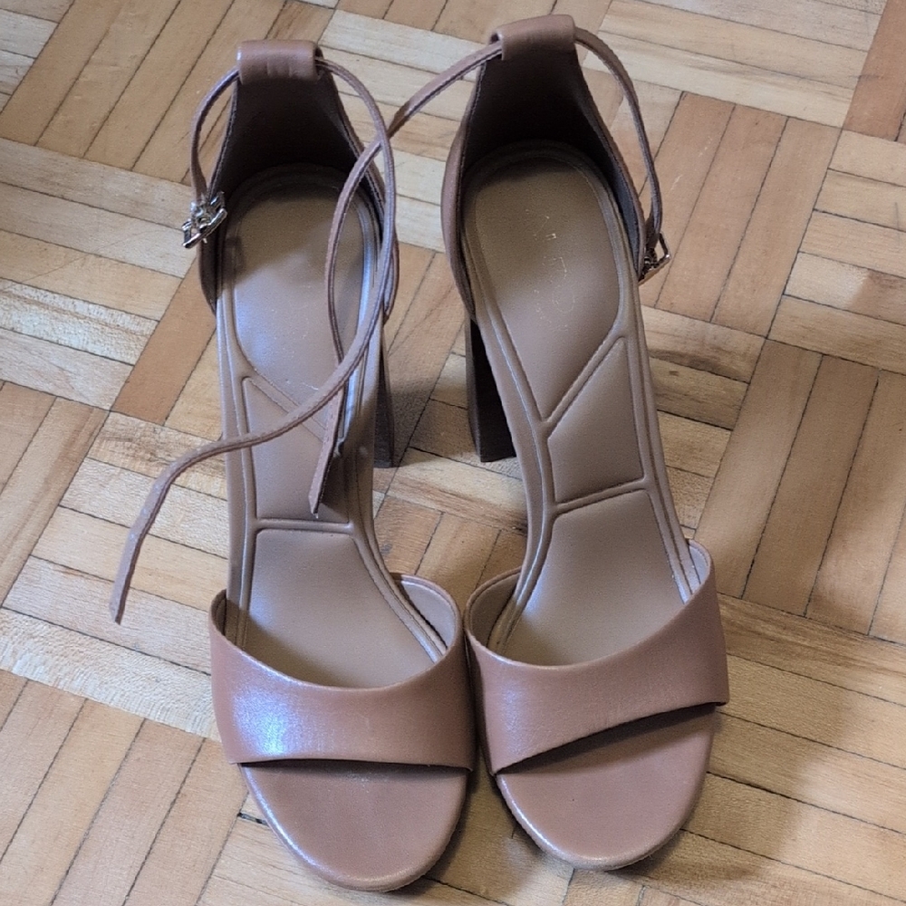 Aldo Tan Strappy Heels